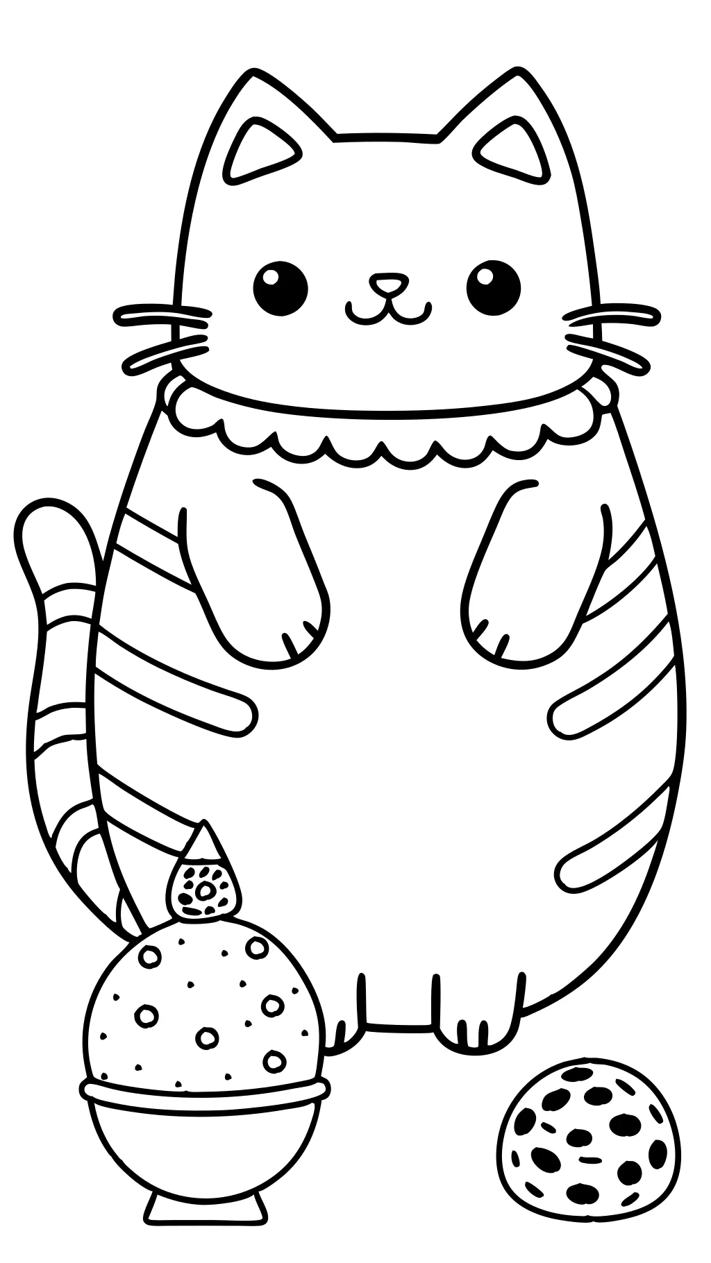 páginas para colorear de pusheen el gato